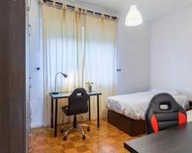 Spacious sunny room near Polo Univ Paranhos Combatentes