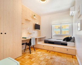 Quarto em Apartamento Remodelado Premium