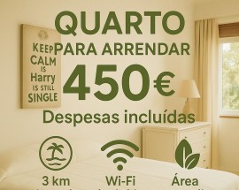 Quartos 450 gastos incluidos Charneca da Caparica