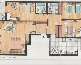 Alugo a grupo de 3 ou 4 estudantes apartamento no Lumiar